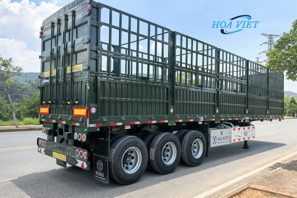 Sơ mi rơ mooc lồng khung mui