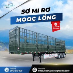 Sơ mi rơ mooc lồng khung mui
