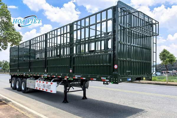 Sơ mi rơ mooc lồng khung mui