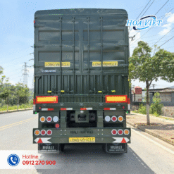 Sơ mi rơ mooc lồng khung mui