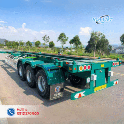 sơ mi rơ mooc xương 3 trục 45 feet